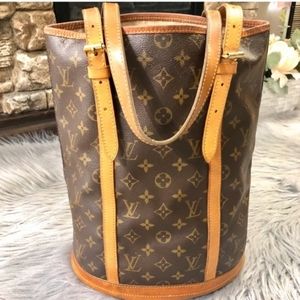 Authentic Louis Vuitton Monogram Bucket Tote